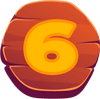 Numero Curso Bloco de madeira 1