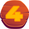 Numero Curso Bloco de madeira 4 1