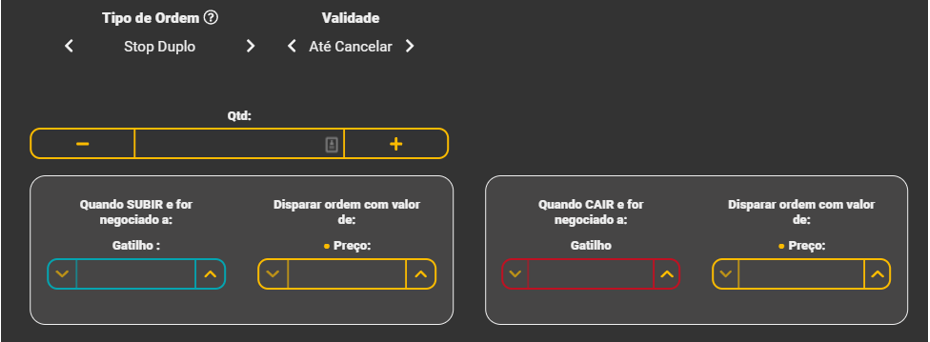 Ferramenta de stop duplo