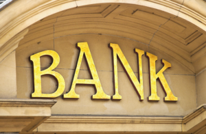 Fachada de um banco