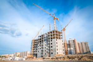 Foto de prédios em construção