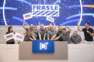 representantes da Fras-le em evento de abertura de capital na B3