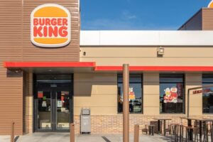 Fachada de restaurante do Burguer King
